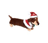 Peluche pour chien teckel, jouet doux en peluche avec joli motif de | Jouet doux pour chien en forme de saucisse avec design décoratif, cadeau de compagnon pour garçons, filles, adolescents