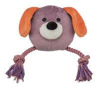 Peluche pour chien - TRIXIE - Cordon - Violet/Orange - Douceur - Robuste