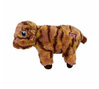 Peluche pour chien vache Kong Low Stuff Stripes Marron 17x32x8 cm