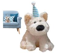 Peluche pour chiens West Highland, Peluche West Highland Terrier, Mignon Animaux En Peluche - Compagnon De Poupée En Peluche Exquis Et Confortable Oreiller Coquin Pour Thanksgiving, Complean