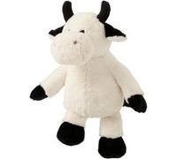 Peluche pour Enfant "Vache" 40cm Écru & Noir G