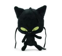 Peluche pour Miraculous : plagg 29 cm - Set Doudou kwami de Chat Noir et 1 Carte - Enfant