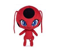 Peluche pour Miraculous : tikki kwami 29 cm - Set Doudou Marinette + Une Carte - Coccinelle - Enfant