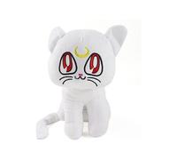 Peluche Pour Sailor Moon FONGWAN Chat de compagnie poupée Luna - blanc 28cm