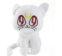 Peluche Pour Sailor Moon FONGWAN Chat de compagnie poupée Luna - blanc 28cm