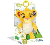 Clementoni - 17296 - Peluche Premières activités - Disney Le Roi Lion - Jouet bébé, 6 Mois et Plus Multicolore