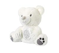 Peluche projecteur Ours Blanc 10 berceuses