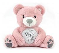 Peluche projecteur Milly Mally Ours Rose