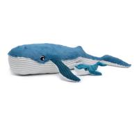 Peluche ptipotos baleine maman bébé bleue bleu TU