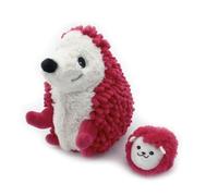 Déglingos Peluche Ptipotos by Piktou Le Hérisson Maman & Bébé 22 cm Coloris Betterave