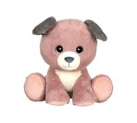 Peluche Puppy Eyes Pets - GIPSY TOYS - Chien rose et gris - 40 CM