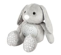 Peluche qui - Peluche apaisante avec musique, projecteur de lumière et effet respiratoire apaisant | Jouet pour accompagner le sommeil des et, machine sonore, aide pour le son