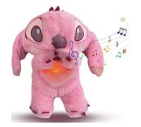 Peluche qui respire Rose Stitch 32 cm - Lumière & Musique Apaisante - Jouet Fille - Peluche Interactif Doux