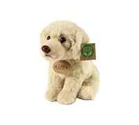 Peluche Rappa Chien Labrador Assis 23cm Beige Ultra Doux Eco-Friendly
