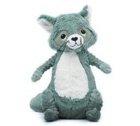 Peluche Raton laveur vert maman-bébé Les Ptipotos Les Déglingos Vert G