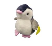 Peluche réaliste de 15 cm, Poussin de Manchot Empereur, Oiseau Antarctique Doux (Spheniscidae)