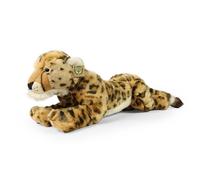 Peluche réaliste - RAPPA - Guépard couché 48 cm Éco - Rembourrage PET recyclé - Matière douce - Cousu main