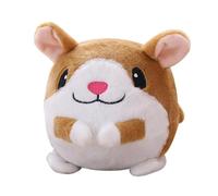 Peluche rebondissante Automatique, Amusante et Interactive, Qui couine et Parle, et se déplace Toute Seule (1 pièce)(Hamster)