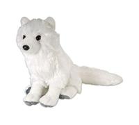 peluche Renard arctique de 30 cm blanc