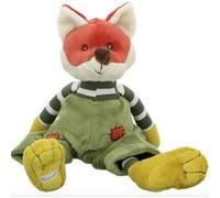 Peluche renard - Foxy 25 cm Vert G