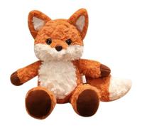 Peluche Renard, Jouet en Peluche Renard Orange Doux Et Moelleux Coussin Décoratif Compagnon Câlin pour Les Câlins Quotidiens(35cm/13.77in)