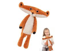 Peluche renard Stuffed - PP Cotton Fox Toy 40cm Soft Plush Animal Doll Cute Home Decor Toy for Kids Adults Gift Item | Cuddly Decoration Living Room Bedroom Gift Birthday Holiday Set