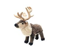 peluche renne junior 30 cm en peluche gris/beige