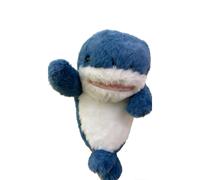 Peluche Requin bleu et blanc - 21 cm