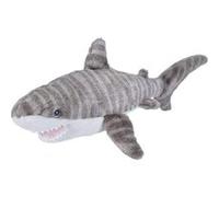 peluche Requin de 20 cm gris blanc 22464