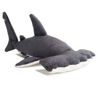 Peluche Requin De Marteau De 38 Cm Gris Blanc