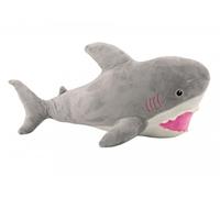 Peluche Requin Mascotte Doudou 50cm gris