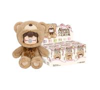 Peluche - ROBOTIME - MNAXX - Ourson chocolat multicolore - Peluche surprise 18-25 cm - Set 6 boîtes