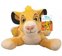 Peluche Roi Lion XL Simba 50 cm - Peluche avec Son, Texture Douce - Set Doudou Enfant + Carte Animal