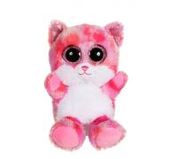 Peluche - Roomy - Brilloo Friends chat rose 13 cm