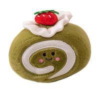 Peluche Rouleau de gâteau - Peluche Dessert, Coussin en peluche inspiré du dessert | Design amusant en forme de rouleau de gâteau, décoration de la maison, nouveauté décorative, adorable dessert