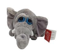 Peluche Russ Berrie Éléphant Gazoo Gris Très Souple Neuf