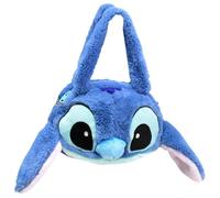 Peluche Sac À Dos enfants en peluche sac,Stitch Sac à bandoulière en toile avec grande capacité, Stitch Mini Sac à Dos Peluche,Bleu