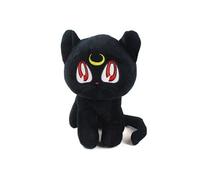 Peluche Sailor Moon Luna FONGWAN Chat Doux Poupées Noir 28cm Noir