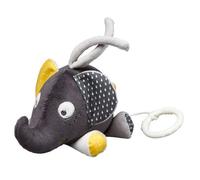 Peluche - SAUTHON - Mini Musical Eléphant - Gris - Mixte - A partir de 1 mois