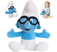 Peluche Schtroumpf, 28CM Smurfs Jouets Peluche, Anime Schtroumpfette Peluche, Poupées Peluche Schtroumpfs, Smurf Plush Toys, Smurfs Peluche Figures, Cadeau pour garçons et Filles