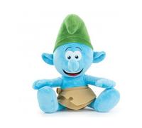 Peluche Schtroumpf Aventurier 33 Cm - Set Doudou Enfant Collection Schtroumpf + 1 Carte Tigre