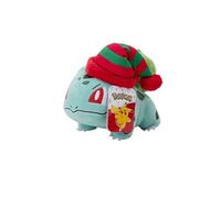 Peluche Seasonal Holiday Bulbasaur with Striped Hat W4