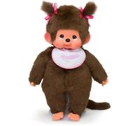 Peluche - SEKIGUCHI - Monchhichi - Fille - Tresses Roses - 45cm