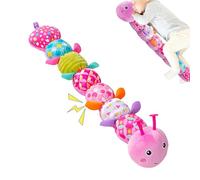 Peluche Sensorielle - De Dentition En Forme De Chenille, Jouet Doux À Câliner Pour Bébé | Anneau De Dentition Chenille En Peluche Pour Enfant, Parent, Voyage, Maison, Berceau, Chambre À Coucher