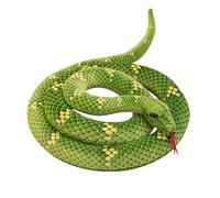 Peluche serpent Anaconda - Animal doux en tissu réaliste, marionnette de 75 pouces de long | Rhume de réaliste, jouet doux, cadeau d'anniversaire amusant
