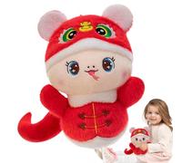 Peluche Serpent Chinois - Peluche Serpent Année 2025 Pour , Peluche Serpent Dessin Animé Pour Cadeaux De Nouvel An, Oreiller Serpent Doux Pour Chambres, Peluche Année Du Serpent Pour Collez