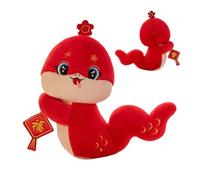 Peluche Serpent Du Nouvel An Chinois, Breloque Serpent Du Nouvel An Chinois, Peluche Serpent Porte-bonheur 2025, Peluche Serpent Rouge, Jouet Serpent Pour La Fête Du Printemps, Pour Les Célébrations