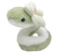 Peluche serpent en peluche - Vert - 40 cm - mascotte serpent - Décoration de table - Canapé - Chambre à coucher - Intérieur de voiture