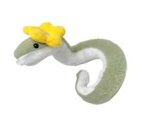Peluche serpent en peluche - Vert - 40 cm - mascotte serpent - Décoration de table - Canapé - Chambre à coucher - Intérieur de voiture
