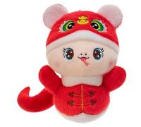 Peluche serpent Nouvel An chinois | Accompagnement en peluche, en peluche du Nouvel An chinois pour la décoration de la maison, oreiller en peluche mascotte chinoise